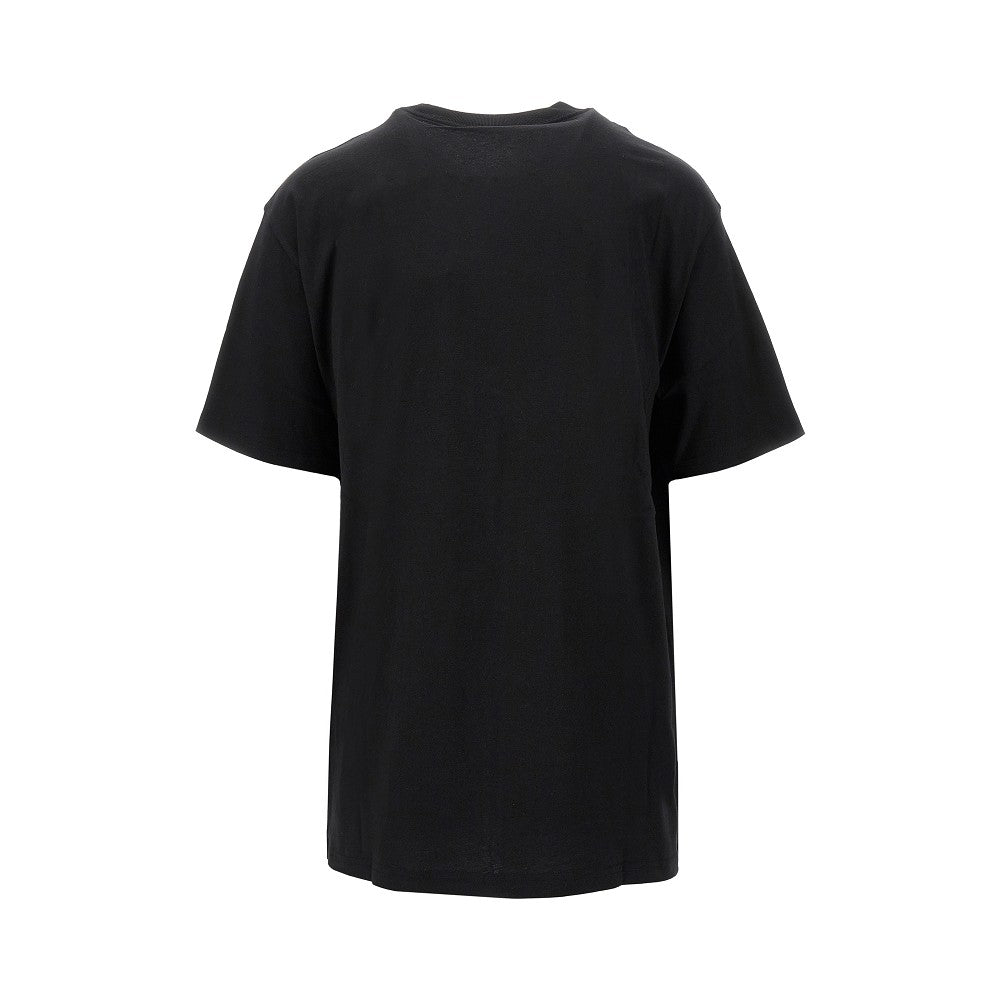 'Rivet Script' print T-shirt