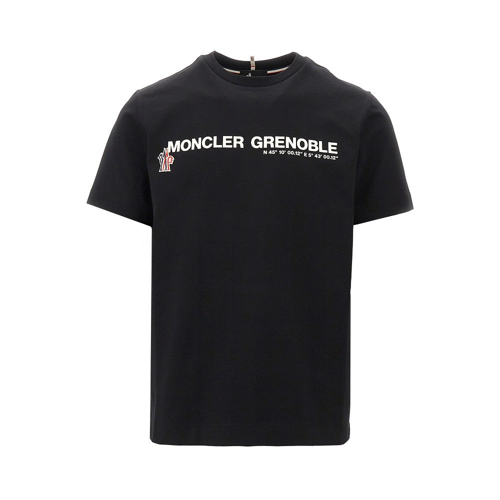 Stretch jersey T-shirt with logo
