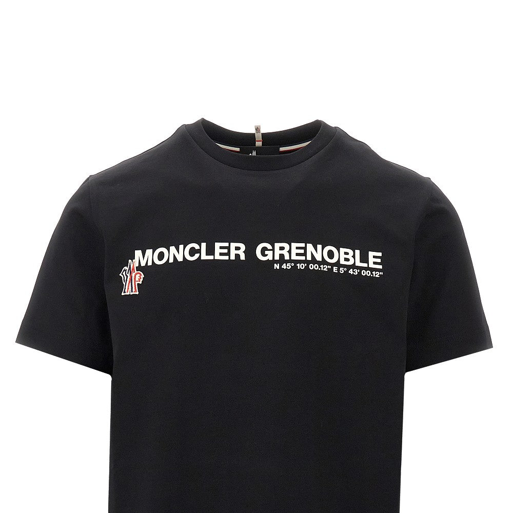Stretch jersey T-shirt with logo