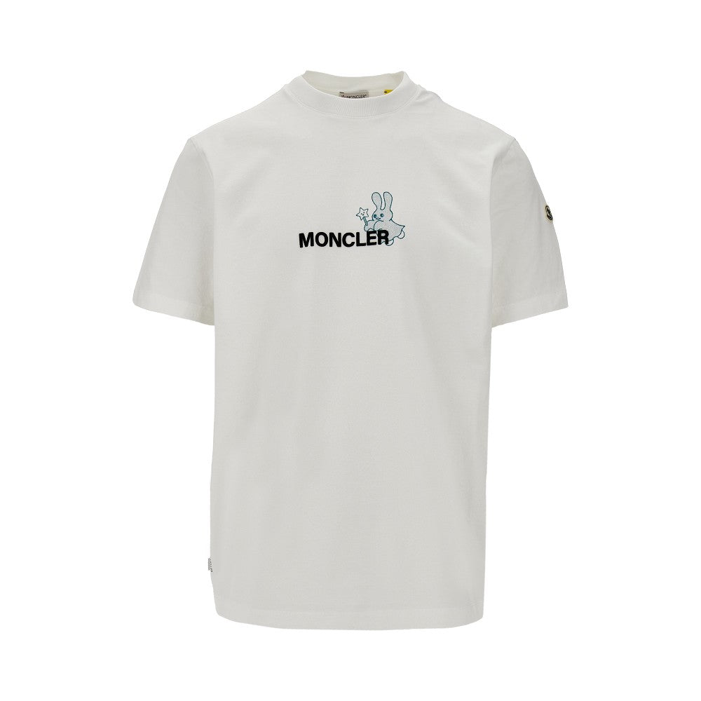 T-shirt Genius FRGMT con logo floccato