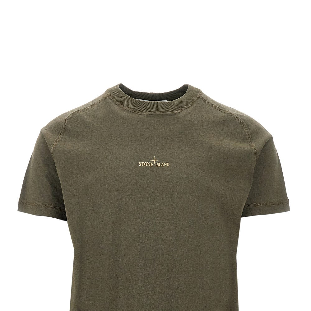 Logo print organic cotton T-shirt