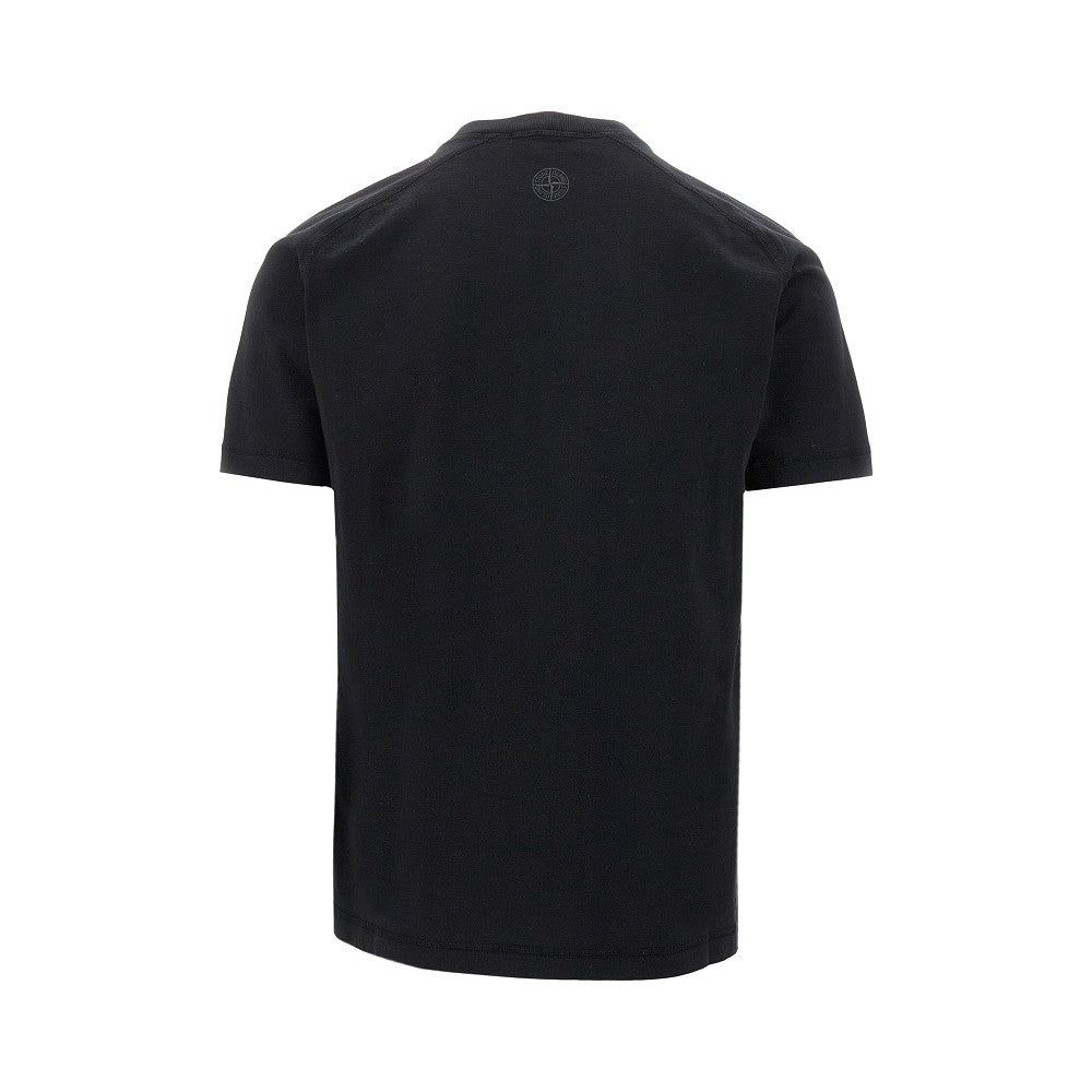 T-shirt in cotone organico con stampa logo