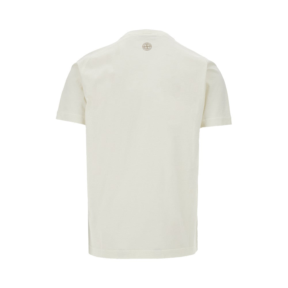 T-shirt in cotone organico con stampa logo