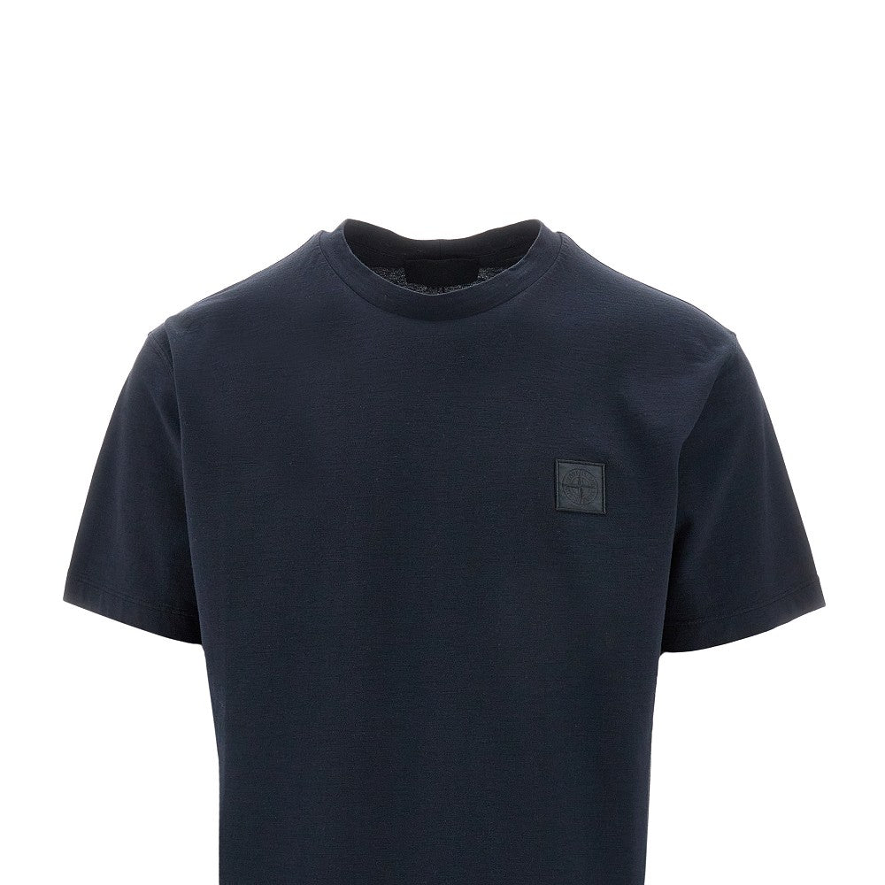 T-shirt con patch logo Ghost