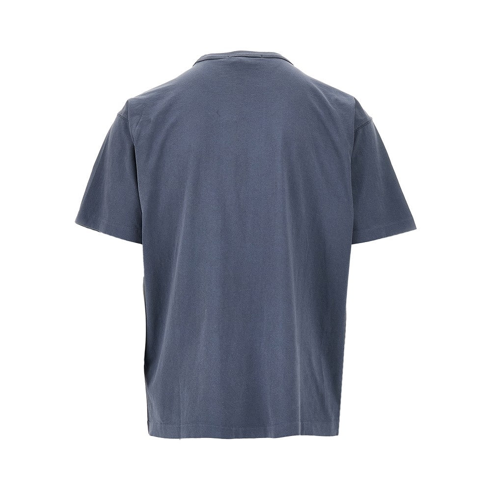 T-shirt in cotone biologico con logo ricamato