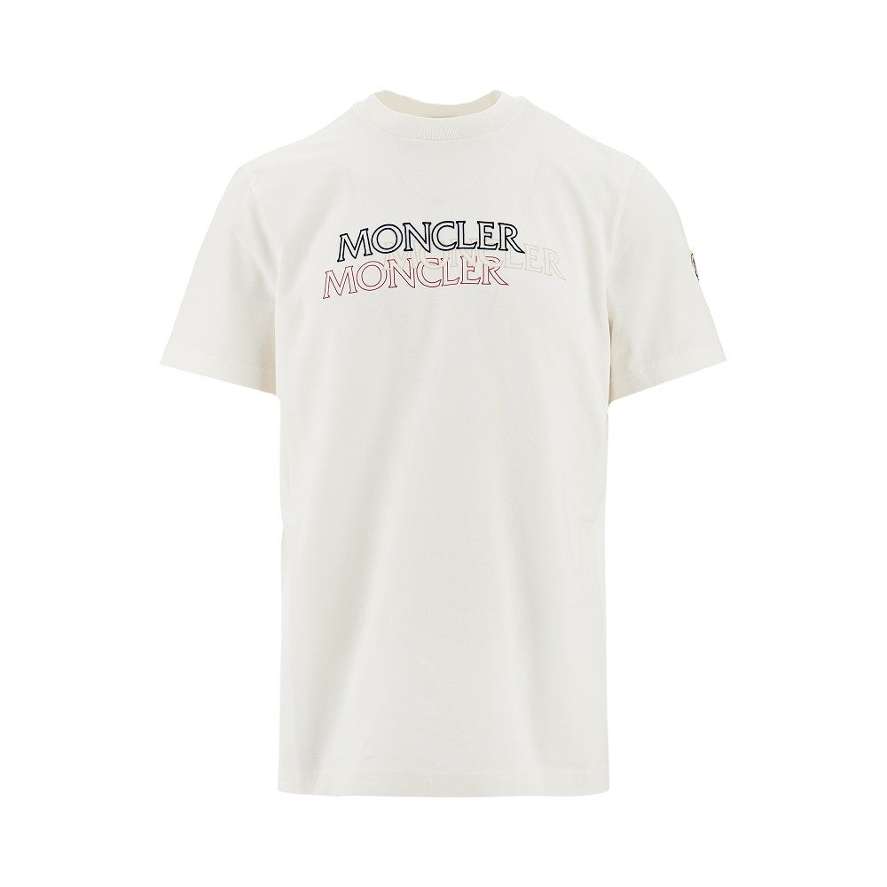 T-shirt con logo tricolore