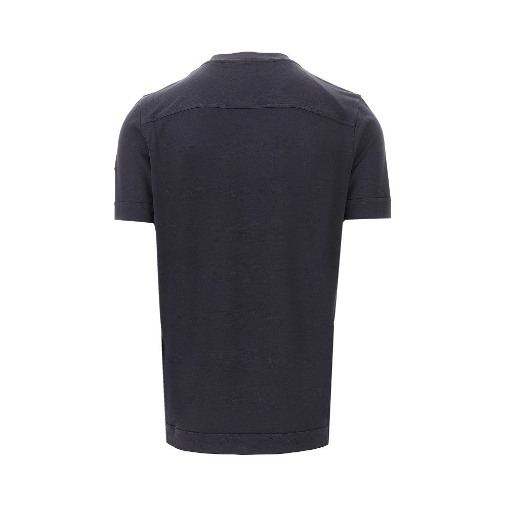 Lyocell T-shirt with logo print