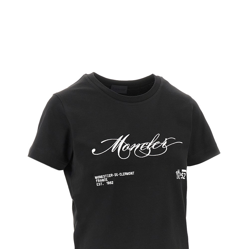 Logo embroidery T-shirt