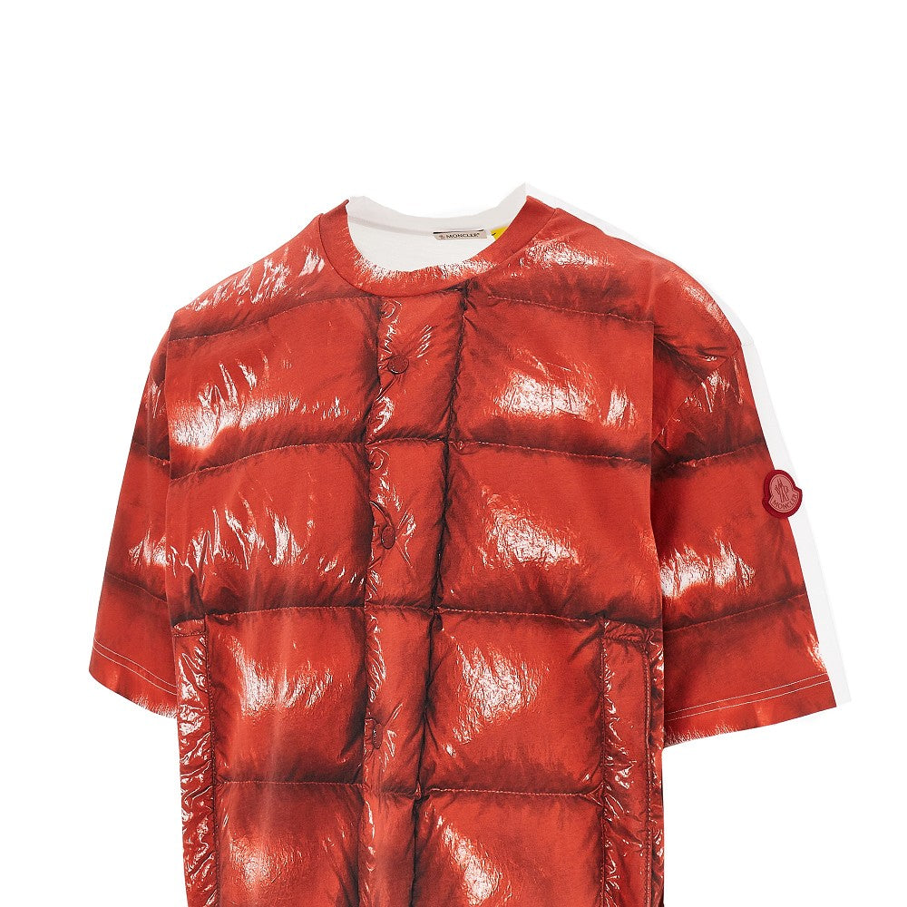Genius x Asap Rocky down jacket print T-shirt