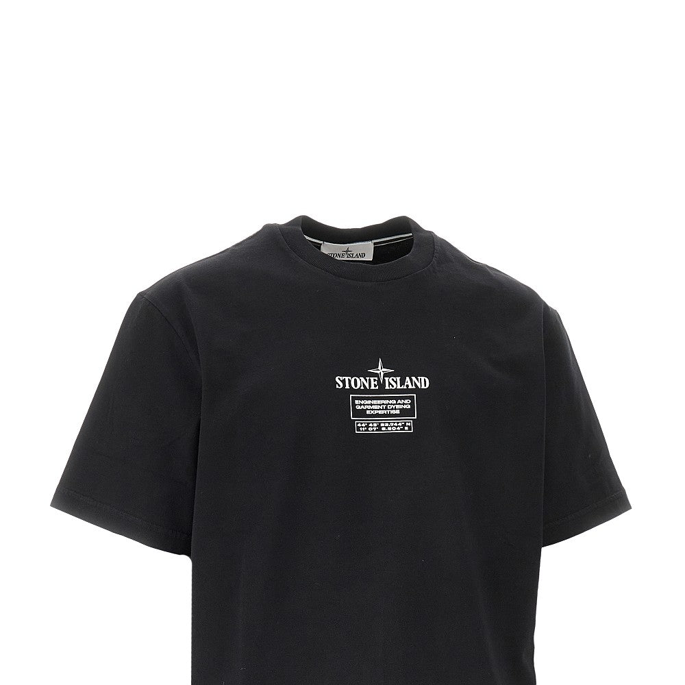 Logo print organic cotton T-shirt
