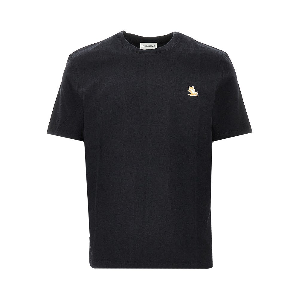 T-shirt con patch 'Chillax Fox'
