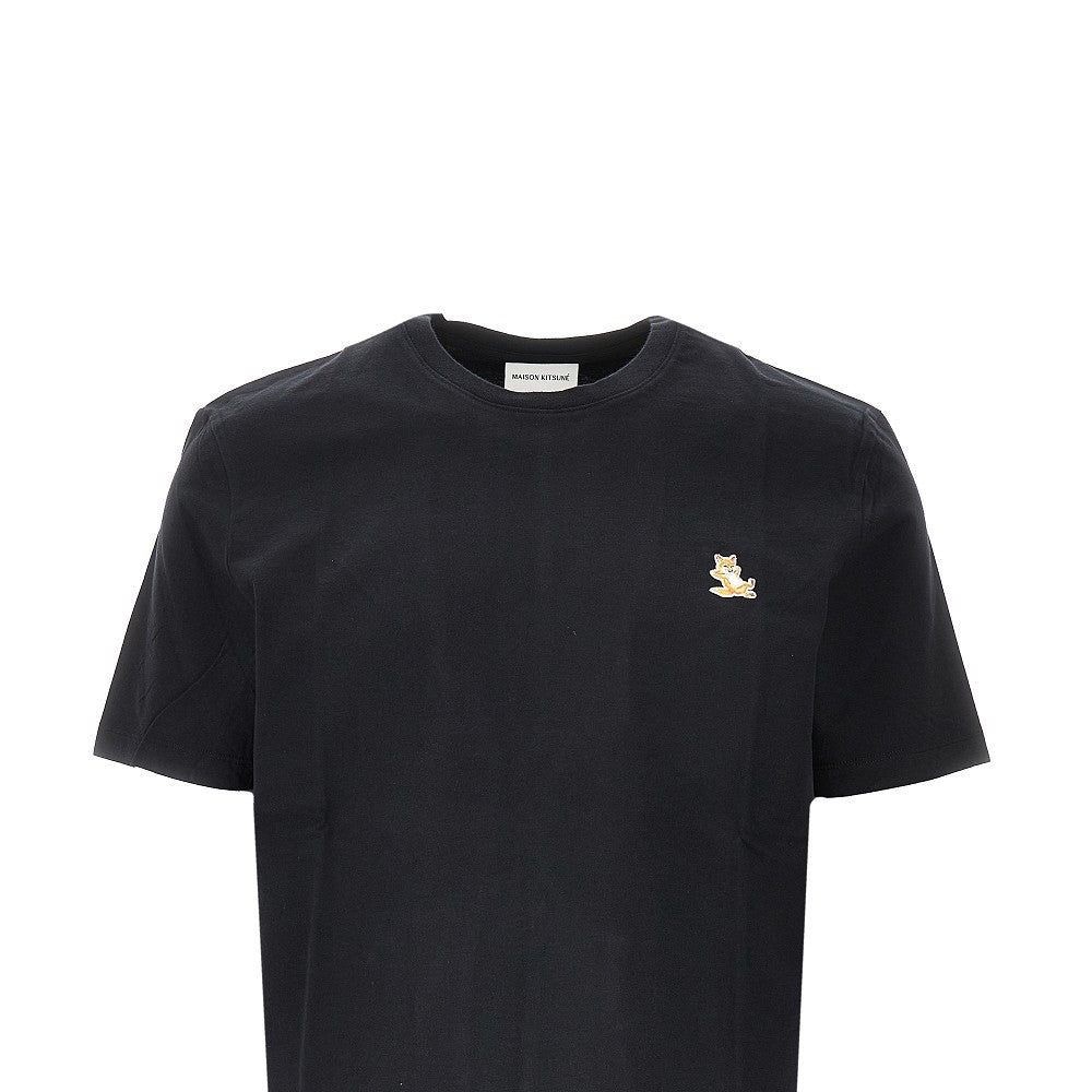 'Chillax Fox' patch T-shirt