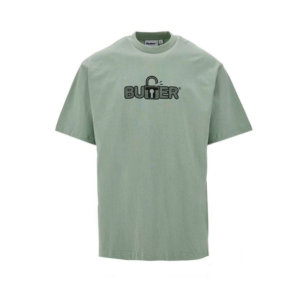 'Lock' print T-shirt