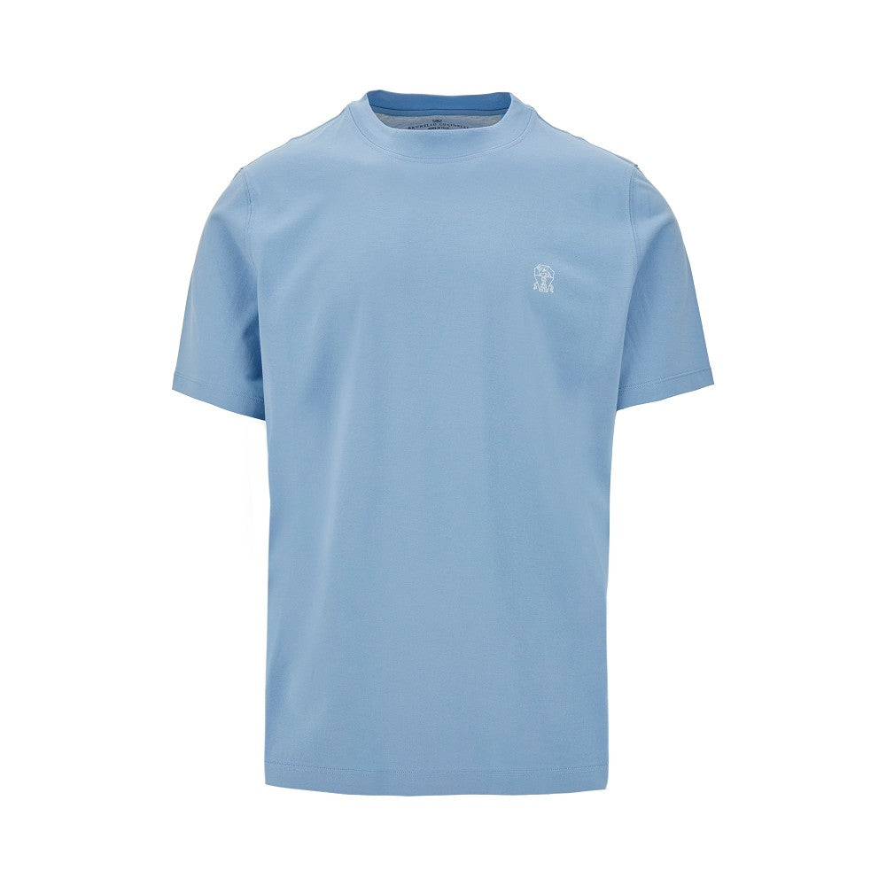 Jersey T-shirt with logo