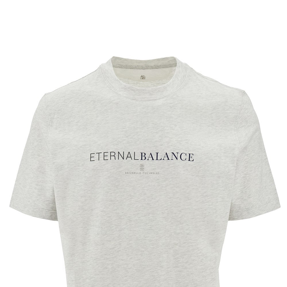 T-shirt in jersey mélange