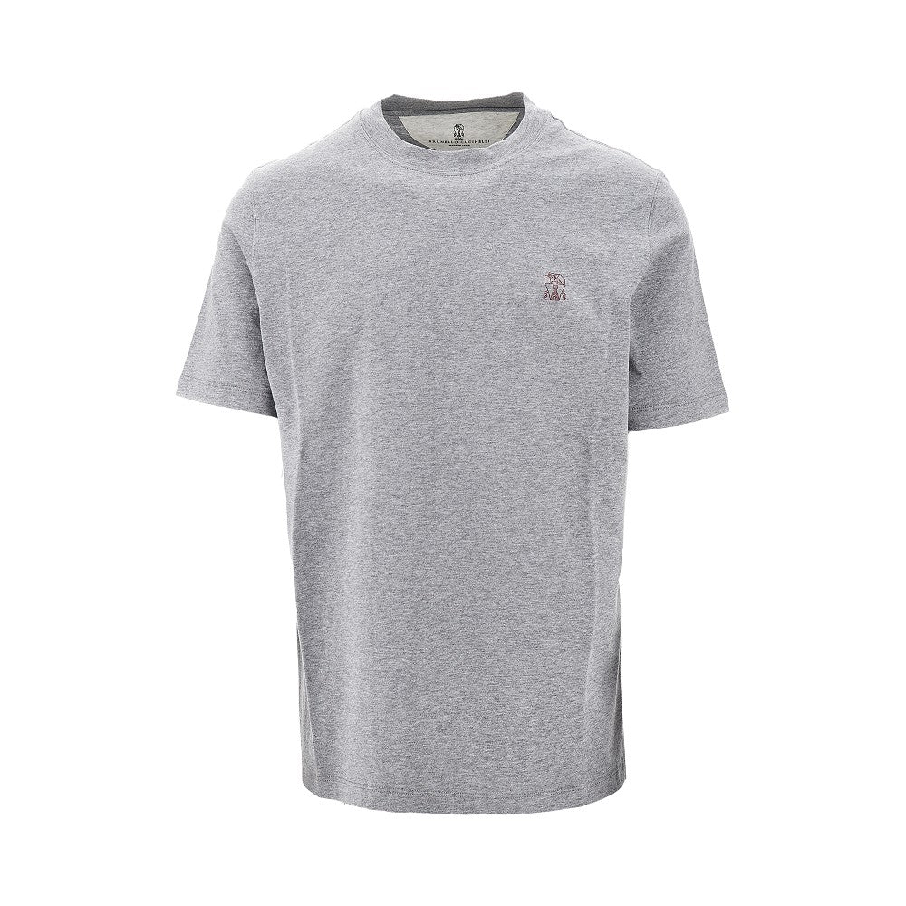 Jersey T-shirt with logo