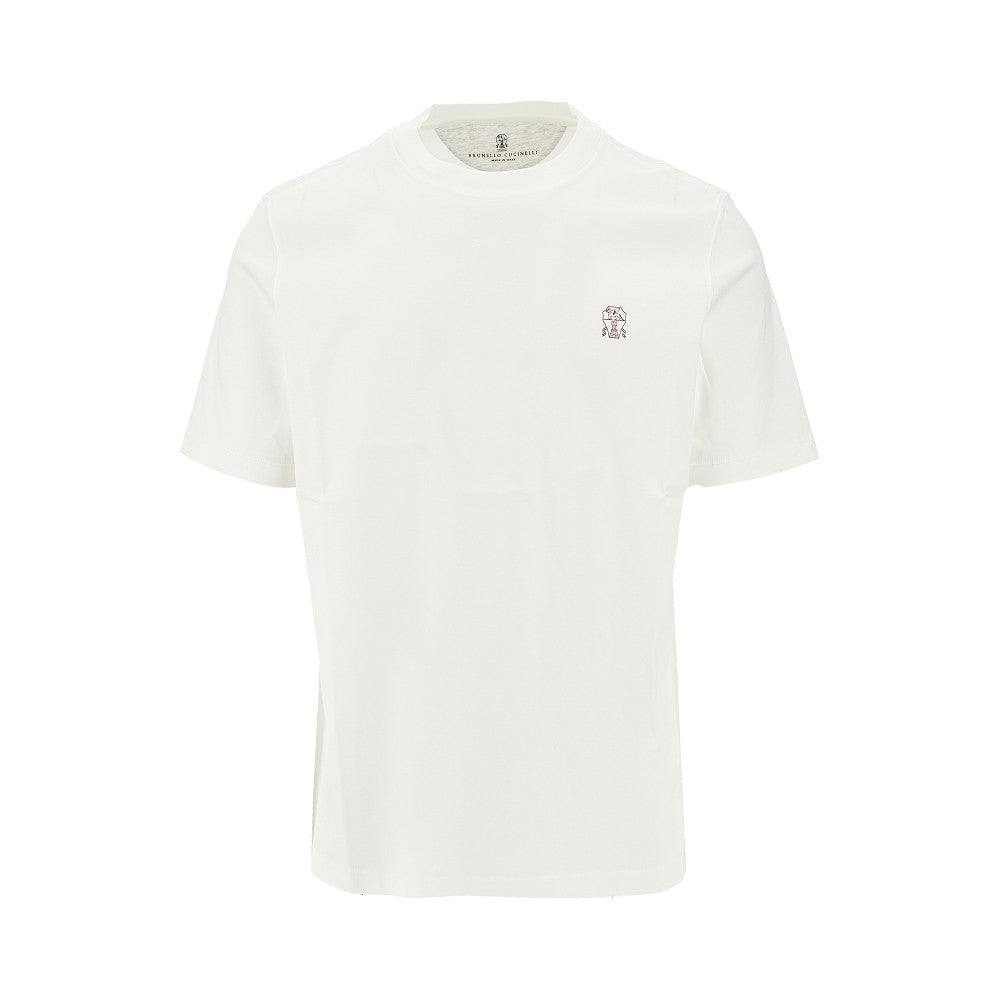 Jersey T-shirt with logo