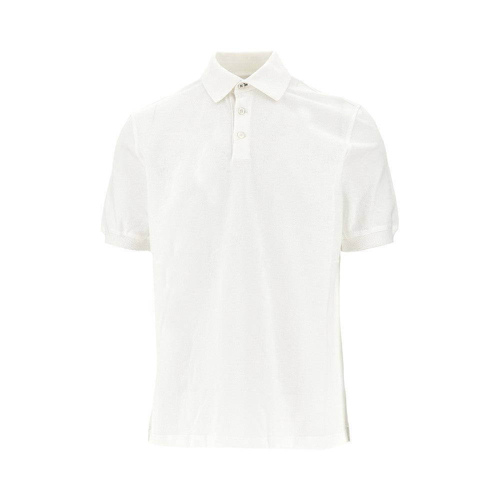 Cotton piquet polo shirt