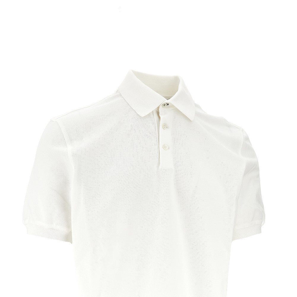 Cotton piquet polo shirt