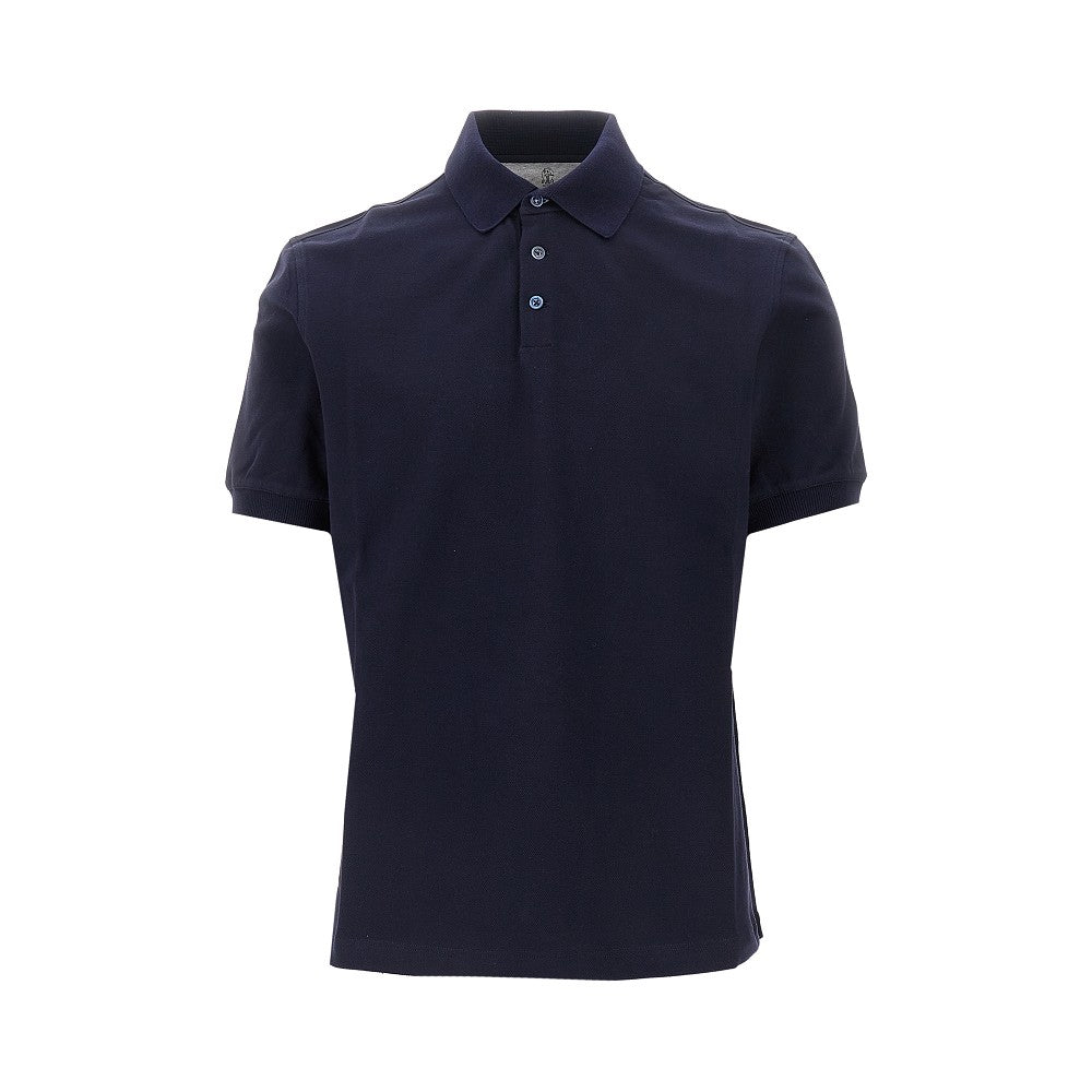Cotton piquet polo shirt