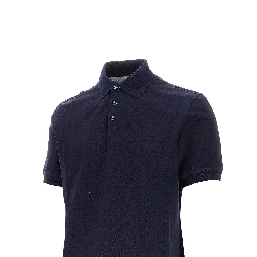 Cotton piquet polo shirt