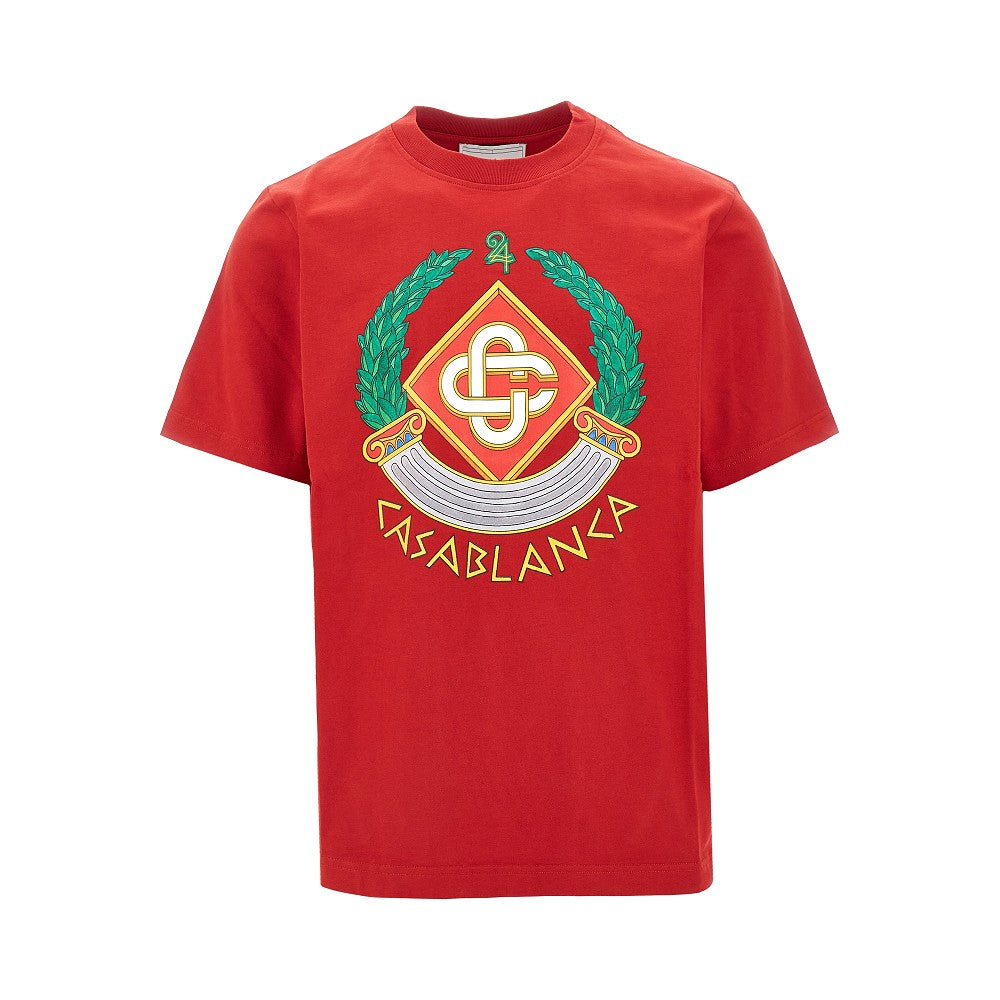 T-shirt con stampa 'Casa Crest'