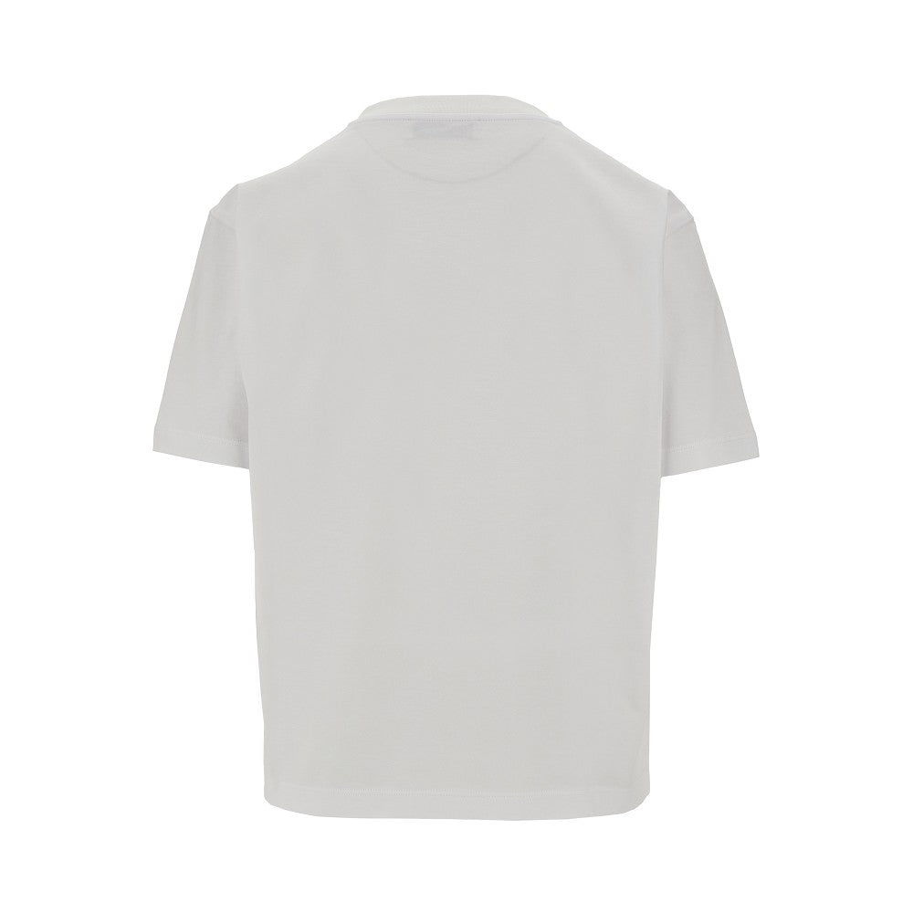 T-shirt con logo ricamato