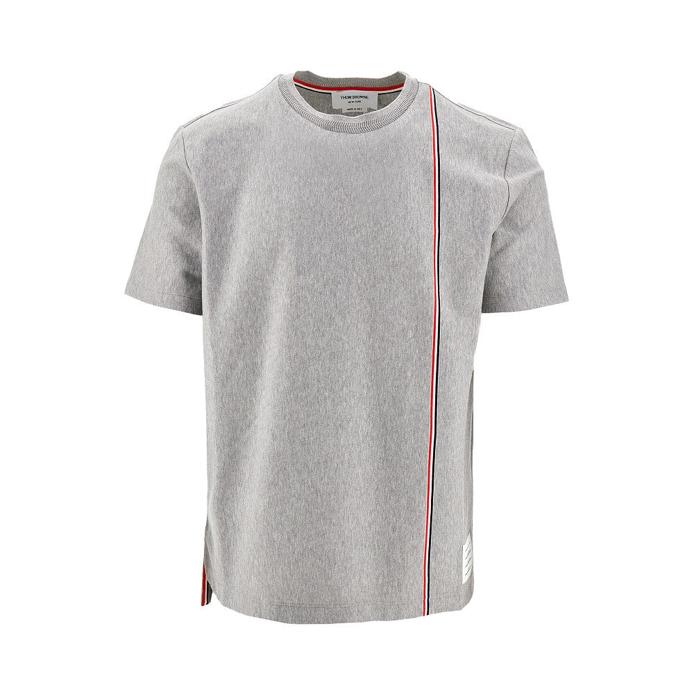 Jersey T-shirt with tricolour detail