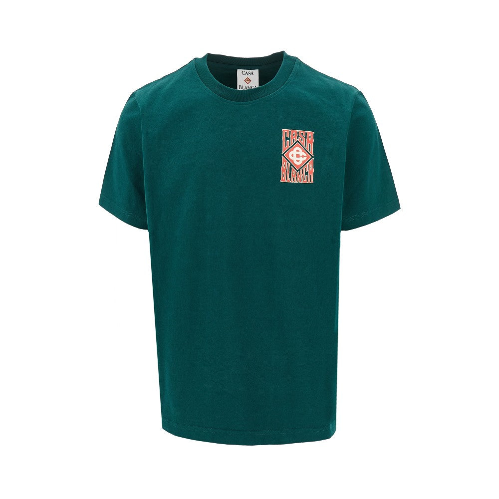 'Gothic Stacked Logo' T-shirt