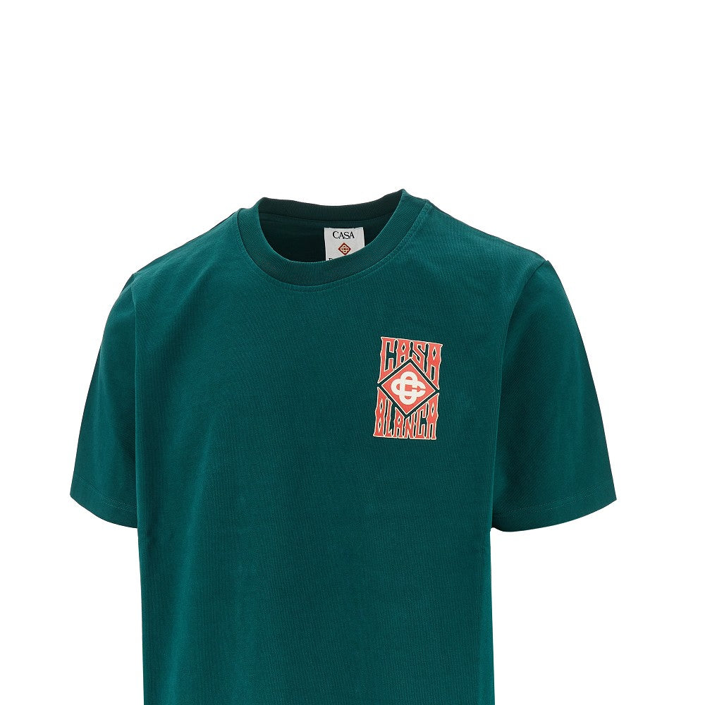'Gothic Stacked Logo' T-shirt