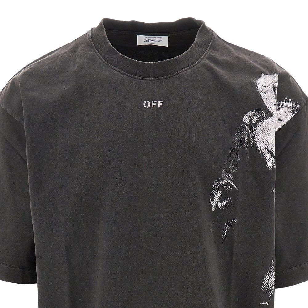 'Blurred Mary' print T-shirt