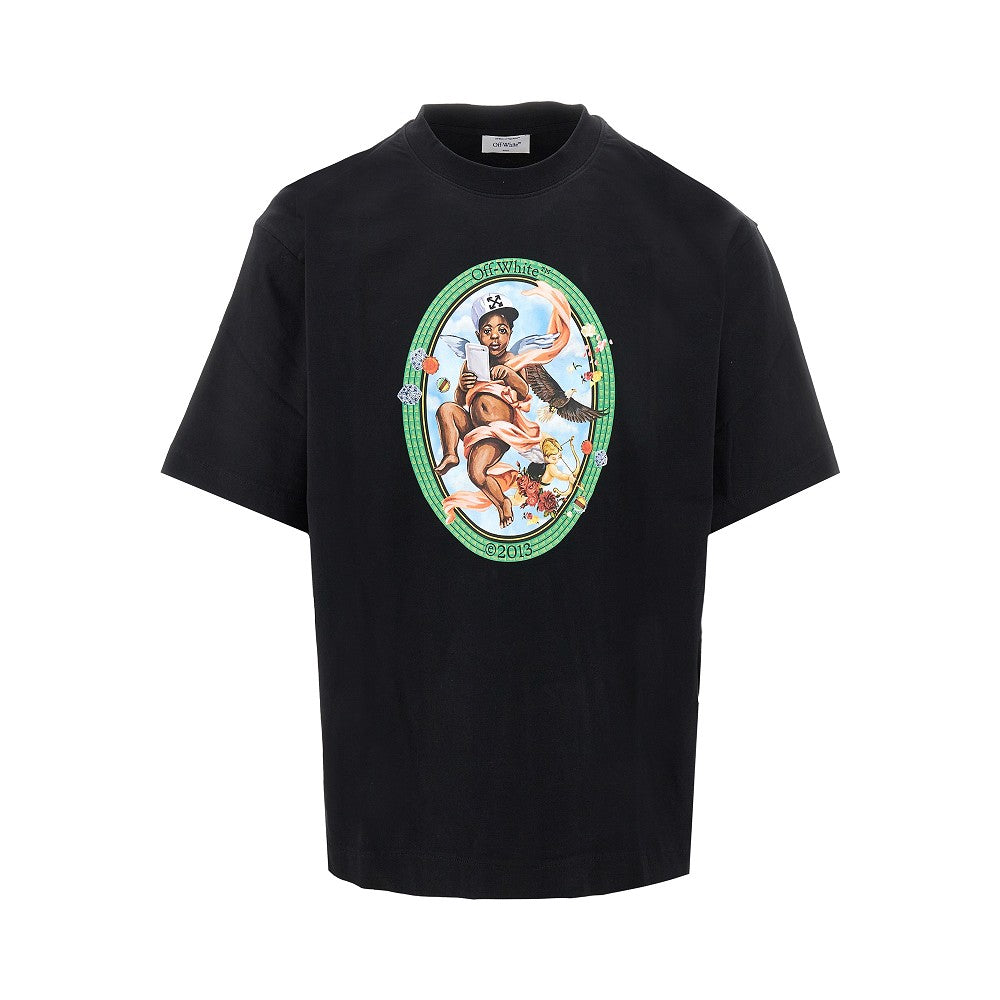 T-shirt con stampa Fresco Oval