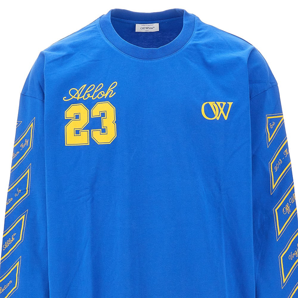 T-shirt a manica lunga con stampa OW 23
