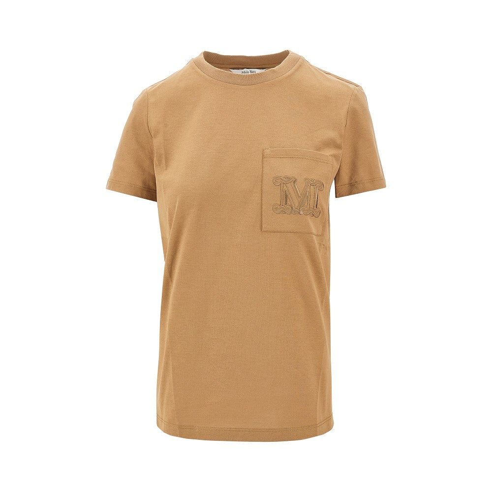 T-shirt con monogram ricamato