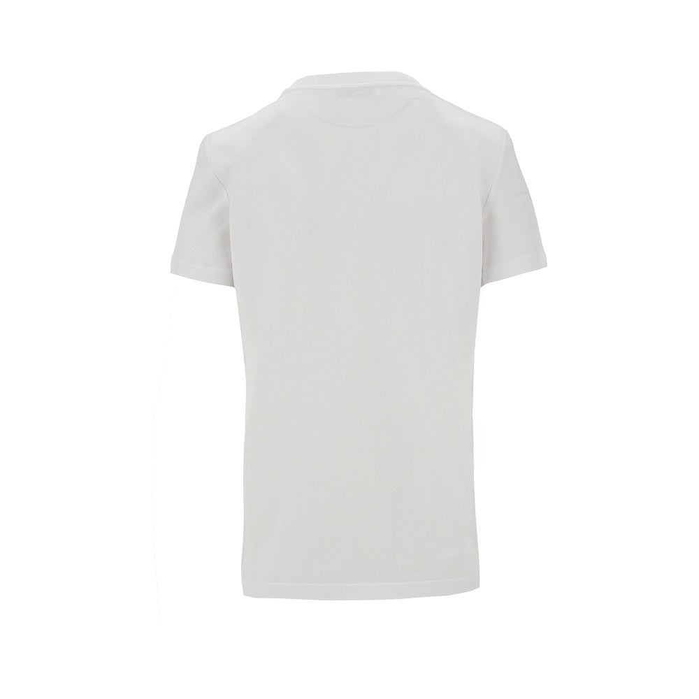 T-shirt with monogram embroidery