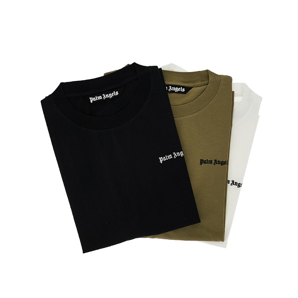 Tri-pack T-shirt with logo embroidery