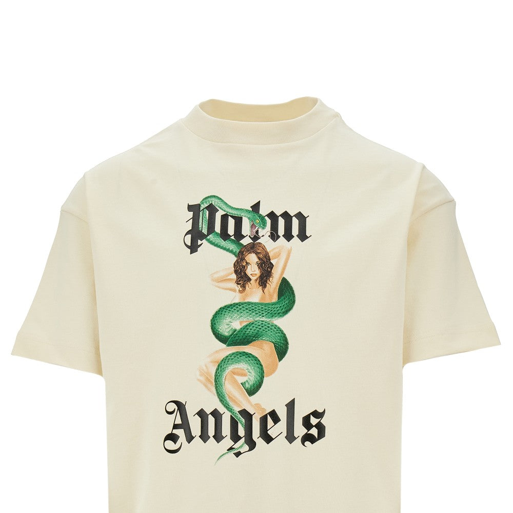 T-shirt con stampa 'Pin-Up'