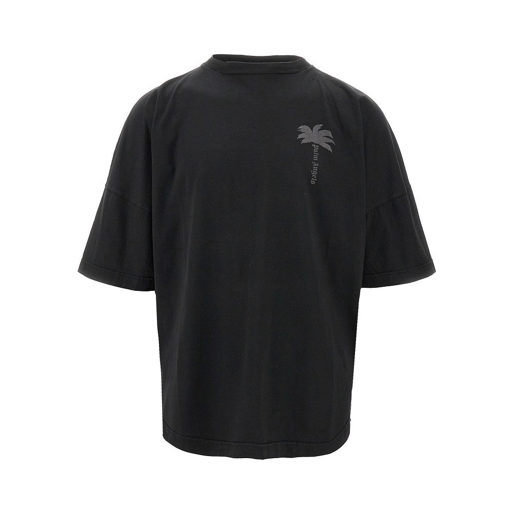 Palm print oversized T-shirt