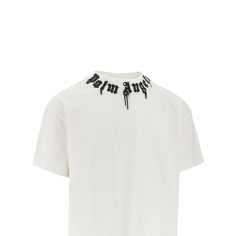 Spray logo print T-shirt