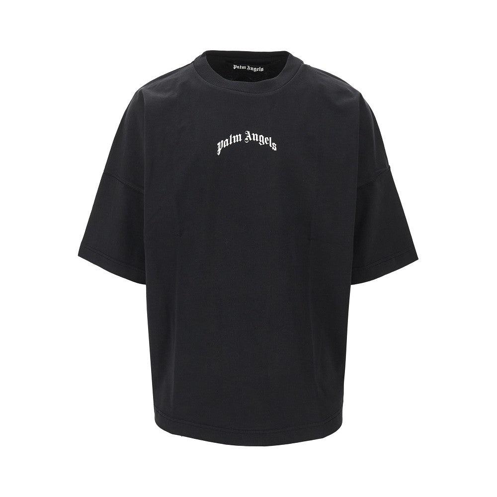 T-shirt oversize con stampa logo