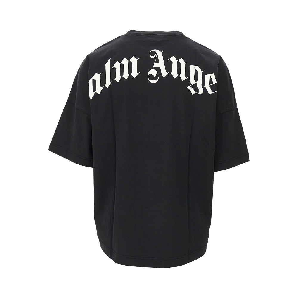 T-shirt oversize con stampa logo