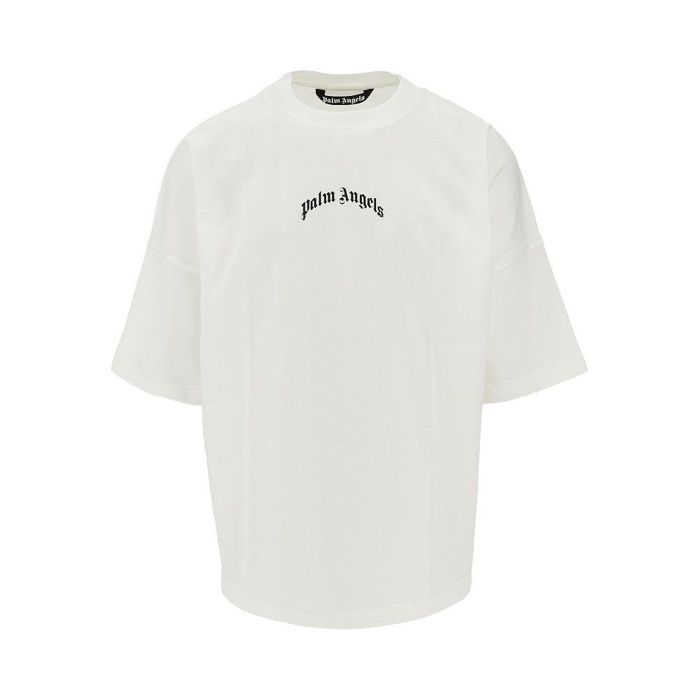 T-shirt oversize con stampa logo