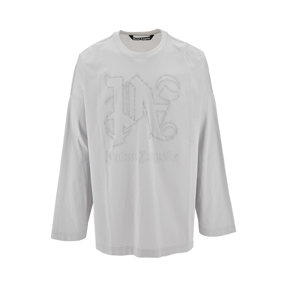 T-shirt oversize con ricamo Monogram Statemen