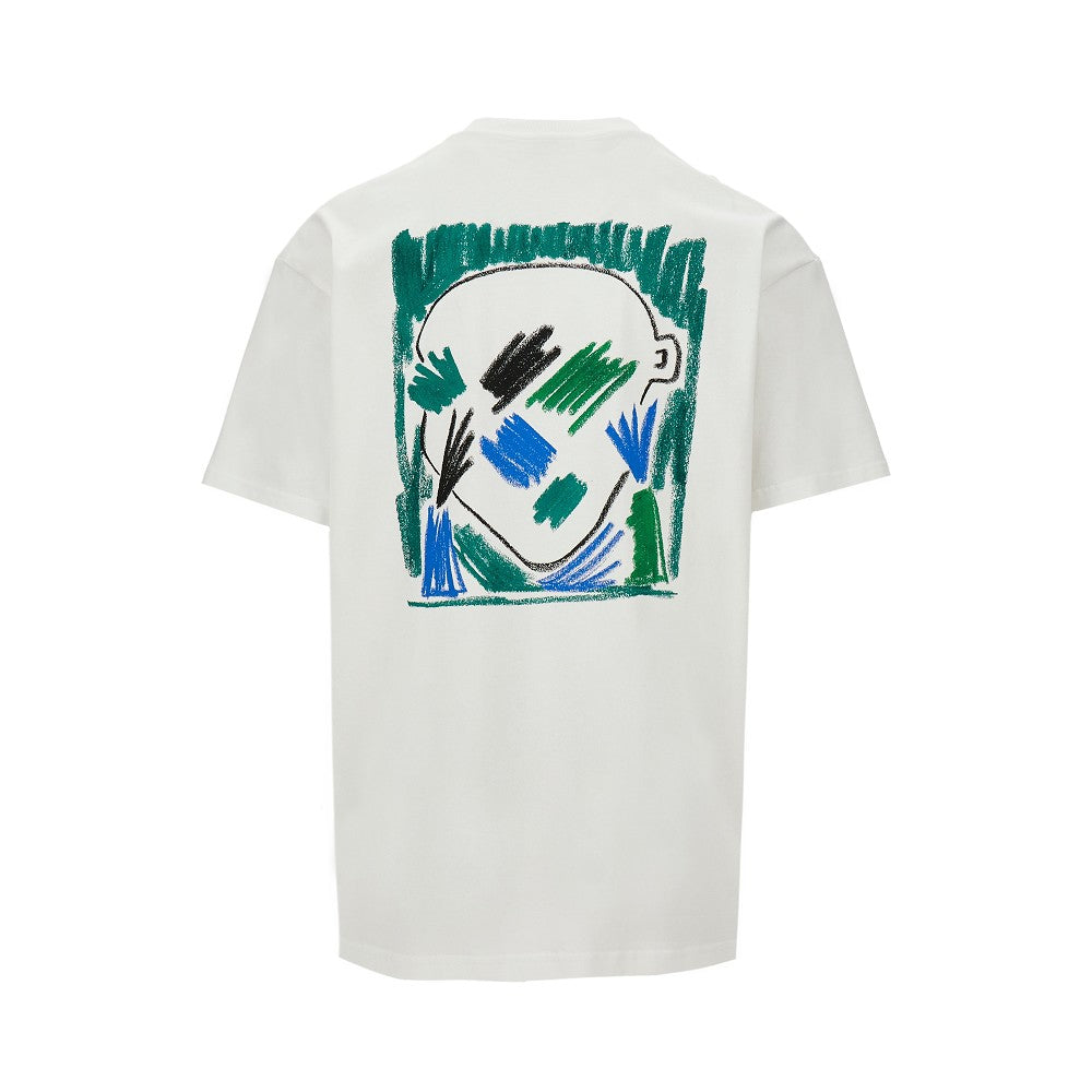 'Portrait' print T-shirt