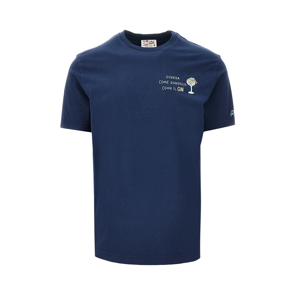 Chest embroidery T-shirt
