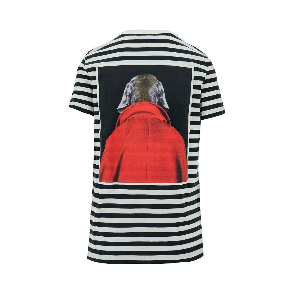 William Wegman print striped T-shirt