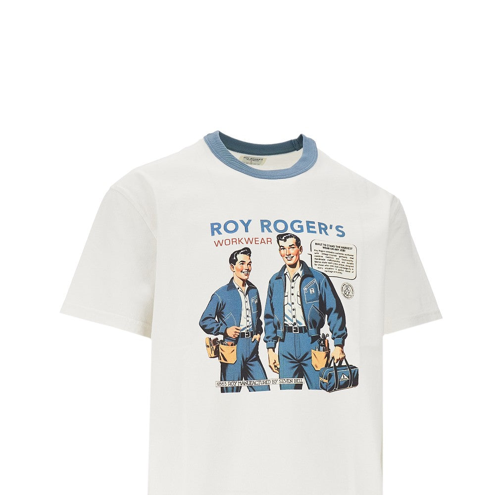 Workers print T-shirt