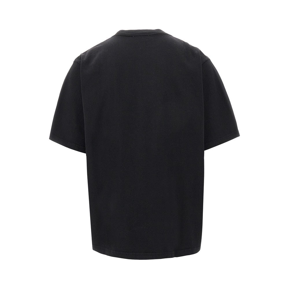 T-shirt oversize con stampa logo