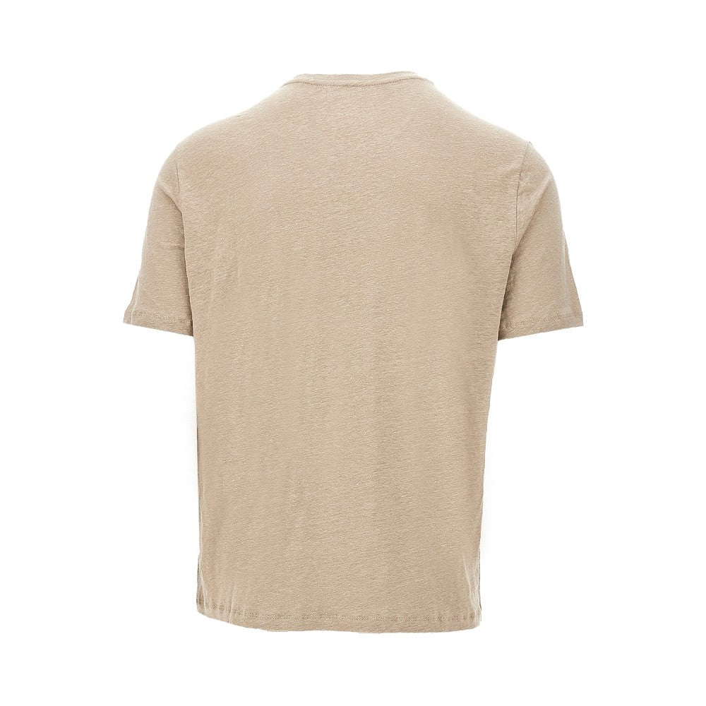 T-shirt in jersey di lino