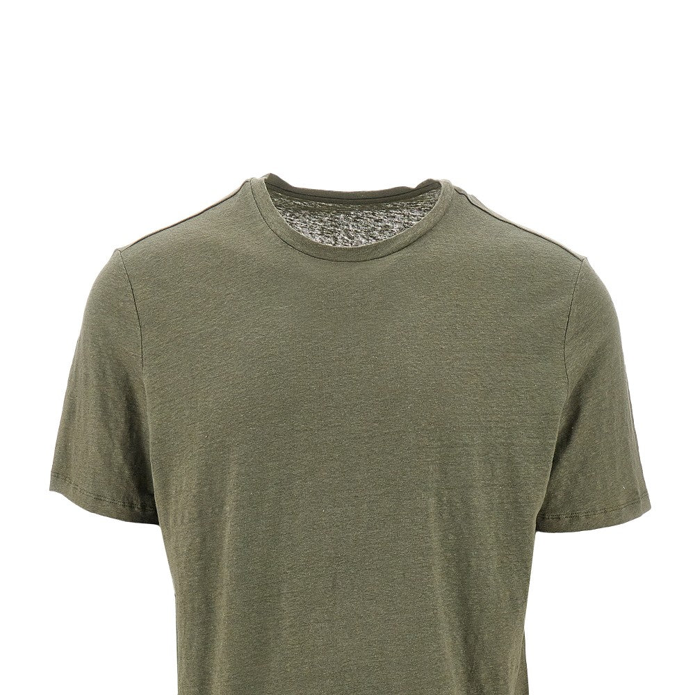T-shirt in jersey di lino